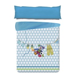 Funda Nórdica Joaquín Reina Top Baby azul 90 cm.