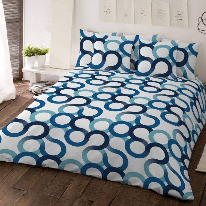 Funda Nórdica De Colores Aitana Azul