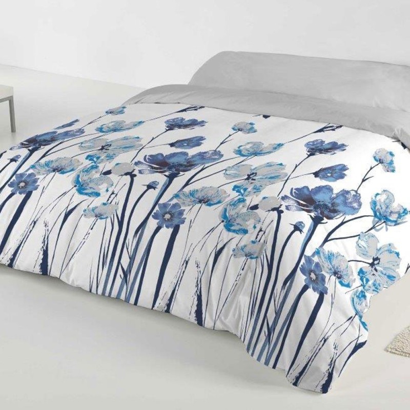 Funda Nórdica La Marioneta Amapolas Azul