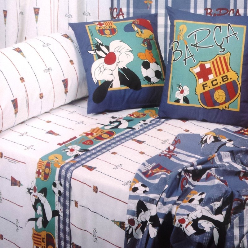 Juego de Sábanas FC Barcelona Warner Sylverter