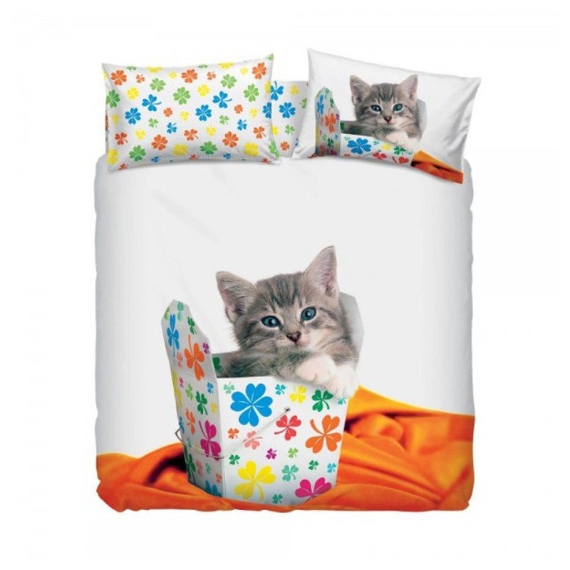 Juego de Sábanas Bassetti Lucky cat (3 piezas)