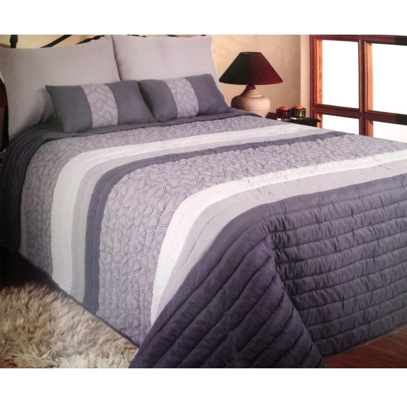 Colcha Bouti Wiss Genova Gris