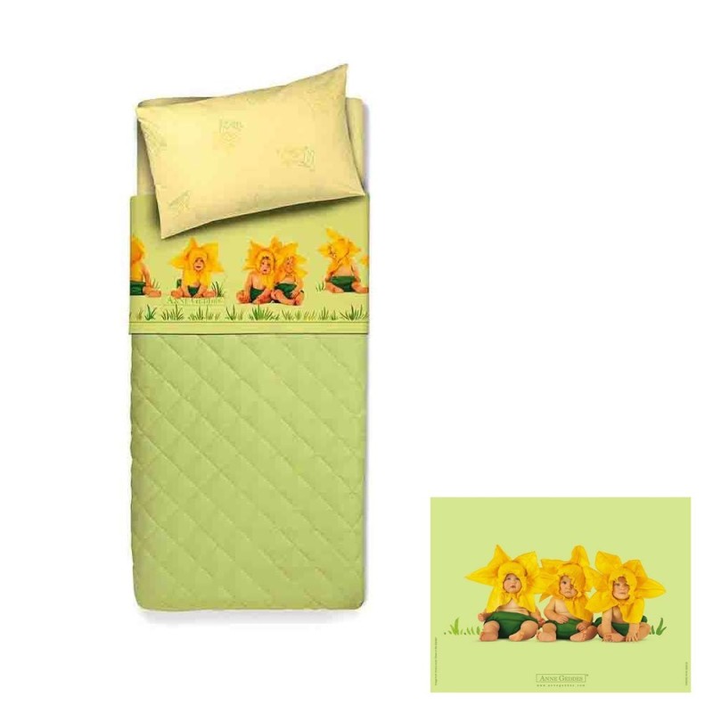 Juego de Sábanas Anne Geddes Daffodils