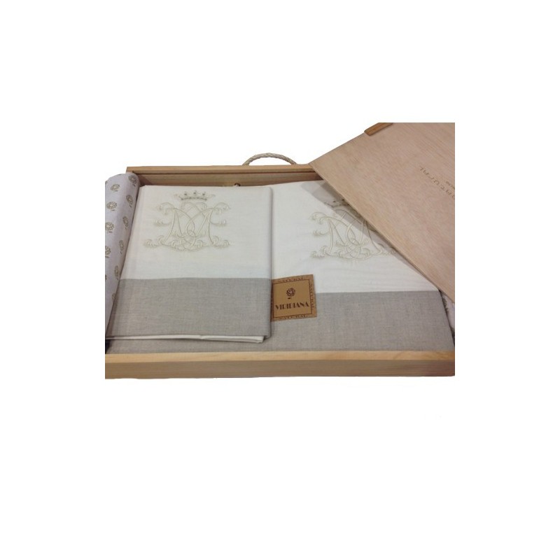 Juego de Sábanas Viridiana Mod. Trio 918 Natural