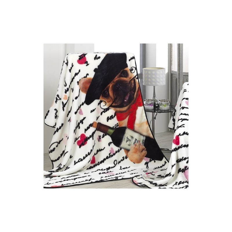 Manta Plaid Mora Dog&Wine premium D.A85