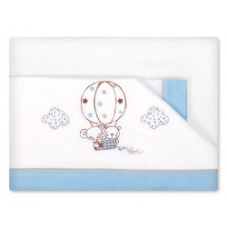 SÁBANAS PIRULOS GLOBO 80X140 CM.