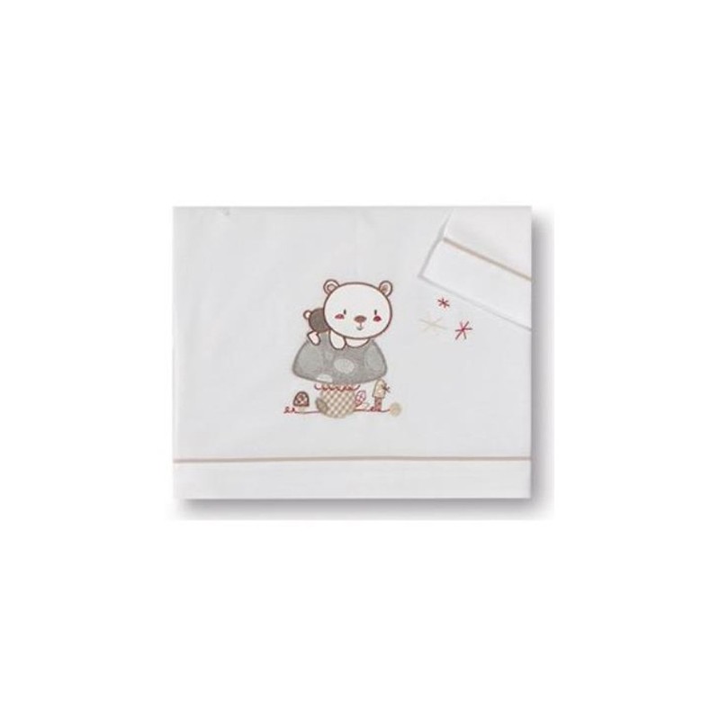 SÁBANAS PIRULOS FOREST 80X140 CM.