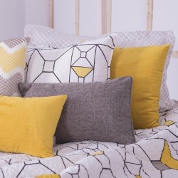 FUNDA DE COJÍN LARAN BEIGE CLARA VIDAL