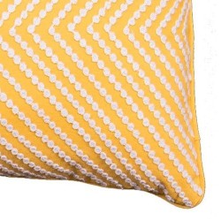 FUNDA DE COJÍN CALANS AMARILLO CLARA VIDAL