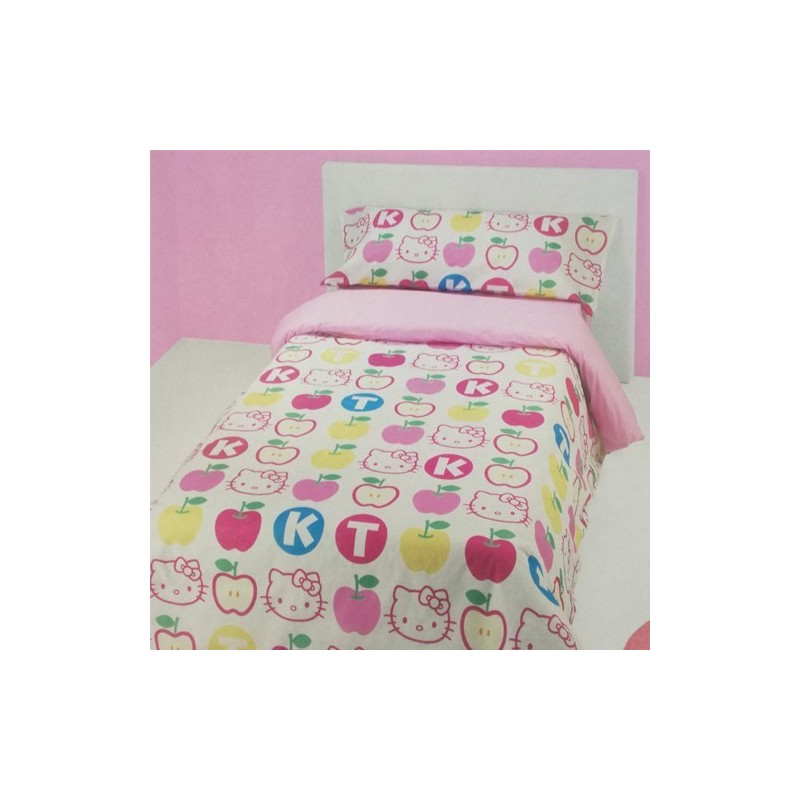 FUNDA NÓRDICA HELLO KITTY ROSA OFICIAL SANRIO FUNDA NÓRDICA HELLO KITTY ROSA OFICIAL SANRIO