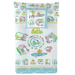 Funda nórdica Naturals Mod. CARS SURF