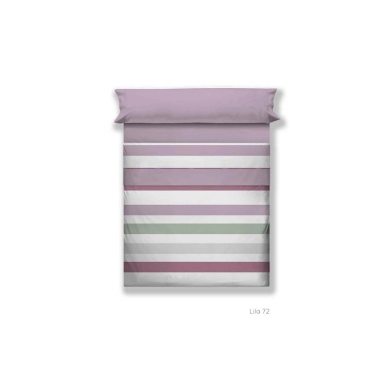 SÁBANAS DON ALGODÓN FRANELA ZANTE LILA