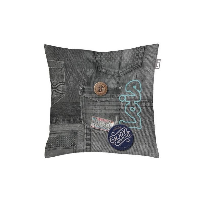 FUNDA Cojín LOIS VAQUERO REVERSIBLE " 2 CARAS"