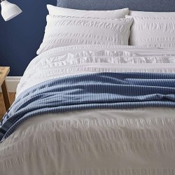 FUNDA NORDICA CATHERINE LANSFIELD SEERSUCKER BLANCA