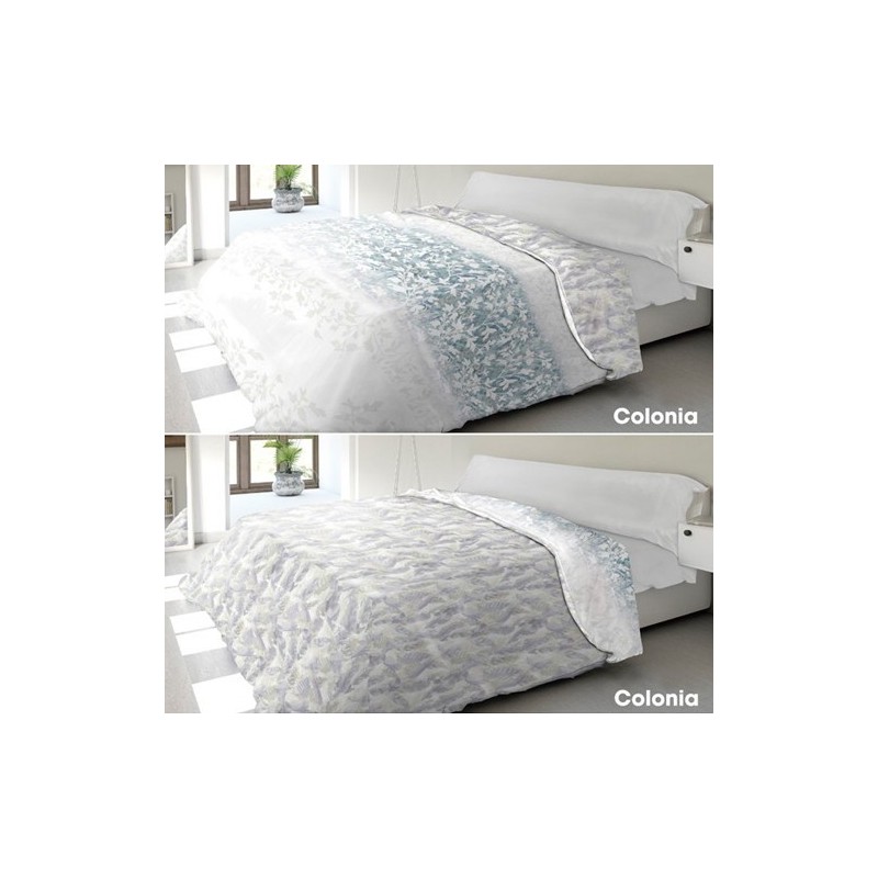 FUNDA NÓRDICA MOD. COLONIA AB ALGODÓN BLANCO REVERSIBLE