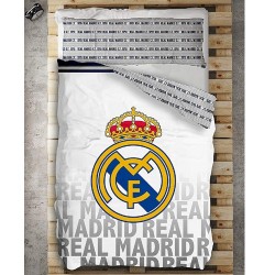 Funda Nórdica Real Madrid DUO EMBLEMA 90 cm.