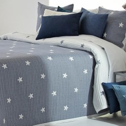 Colcha Verano Reig Martí KIRBY AZUL C.03