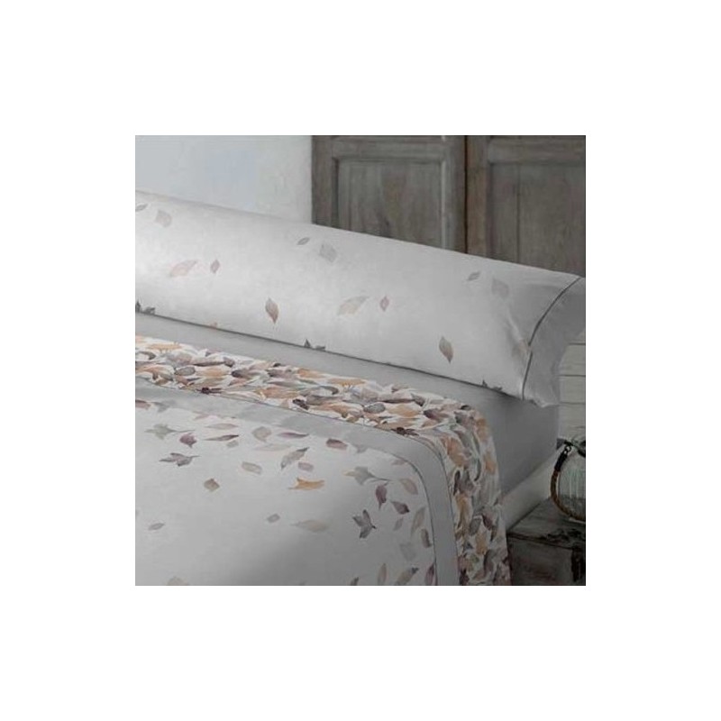 JUEGO DE SÁBANAS AB ALGODÓN BLANCO AVIÑON BEIGE