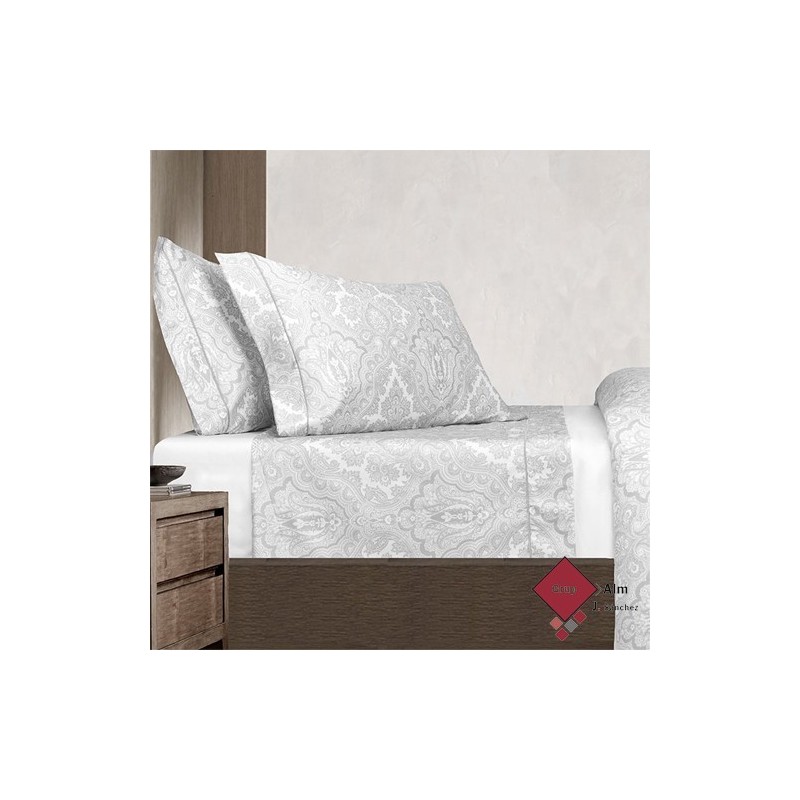 Juego de Sábanas Bassols ART GRIS de 200 hilos