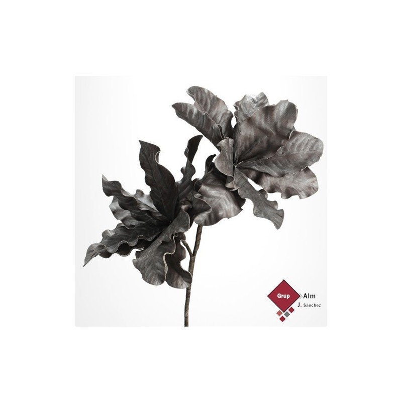 FLOR TALLO HOJAS IRISE ORO AMADEUS DECO