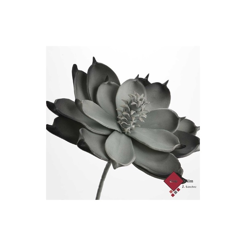 FLOR TALLO HOJAS ANIA AZUL AMADEUS DECO