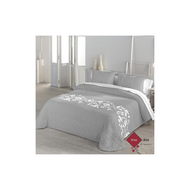EDREDON COMFORTER MICRO-SHERPA ACACIA GRIS C11 DE CATOTEX
