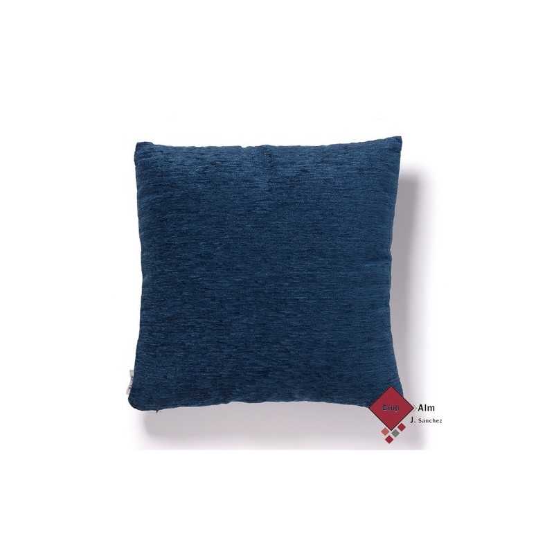 FUNDA DE COJÍN CHENILLA AZUL C.01 BRISA JARDIN
