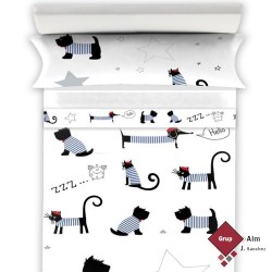 Juego de Sábana Cubre Manterol 648 CAT-DOG