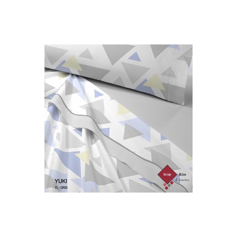 Juego de Sábanas Térmicas POLAR YUKI GRIS DE BIANCO Juego de Sábanas Térmicas POLAR YUKI GRIS DE BIANCO