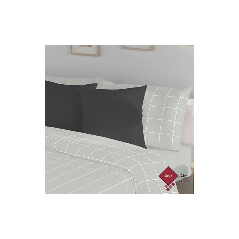 Juego de Sábanas LEO GRIS IHOME COLLECTION Juego de Sábanas LEO GRIS IHOME COLLECTION