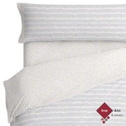 Funda Nórdica BURRITO BLANCO DISEÑO 011 GRIS