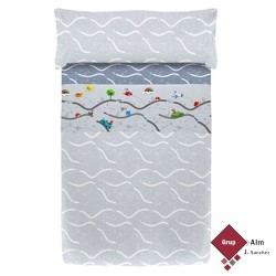 Juego de Sábanas Manterol BILO JUNIOR 598 AZUL CARS