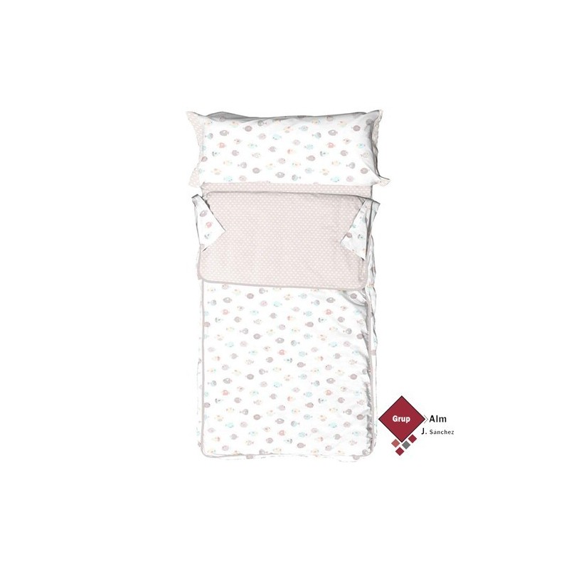 Saco nórdico BURRITO BLANCO DISEÑO 010 PECES NUDE