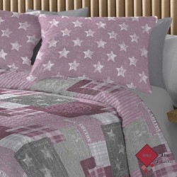 Colcha Bouti FunDeco MARTIN ROSA REVERSIBLE