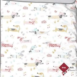 Saco nórdico BURRITO BLANCO DISEÑO 169 DOG GRIS