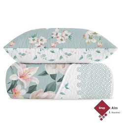 Colcha Bouti Manterol BOUQUET 216 REVERSIBLE