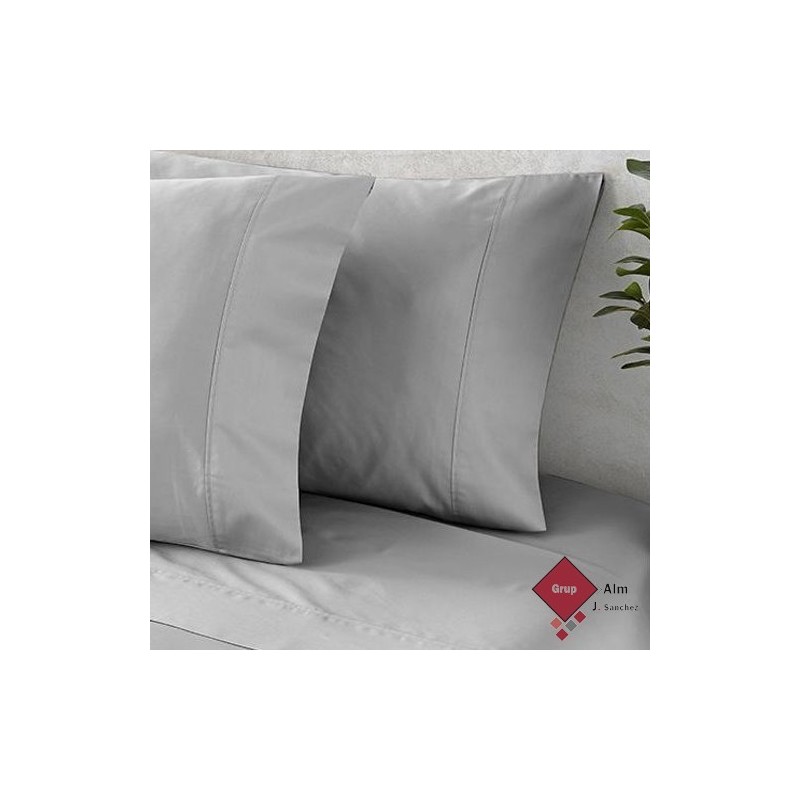 JUEGO DE SÁBANA MANTEROL EXCLUSIVE GRIS CLARO 400 HILOS