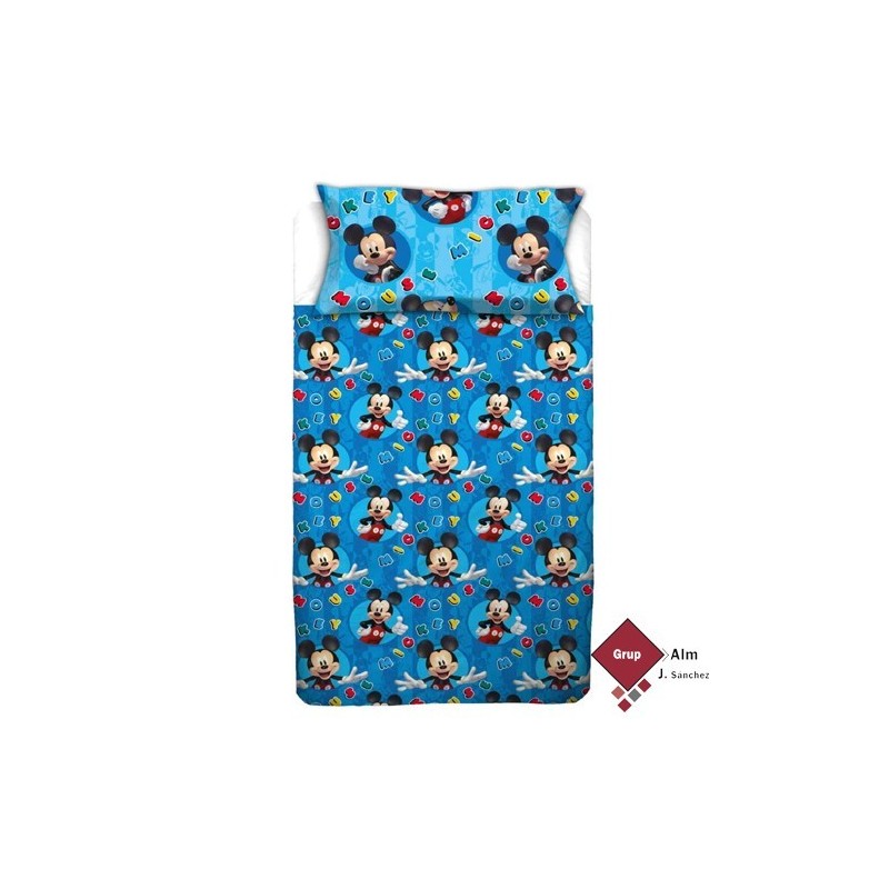 Funda Nórdica Disney Mickey Mod. 129 ORIGINAL AZUL CELESTE DUO