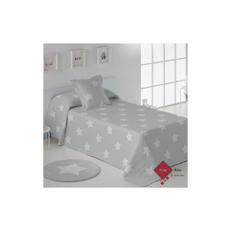 Colcha Bouti STILIA MOD. STELLA STAR GRIS Colcha Bouti STILIA MOD. STELLA STAR GRIS
