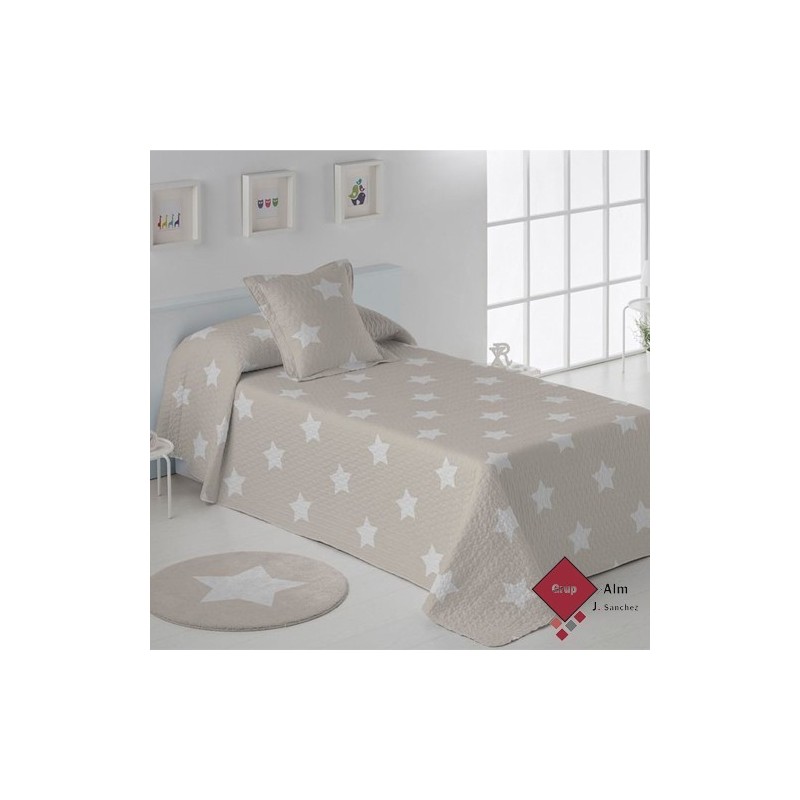 Colcha Bouti STILIA MOD. STELLA STAR BEIGE