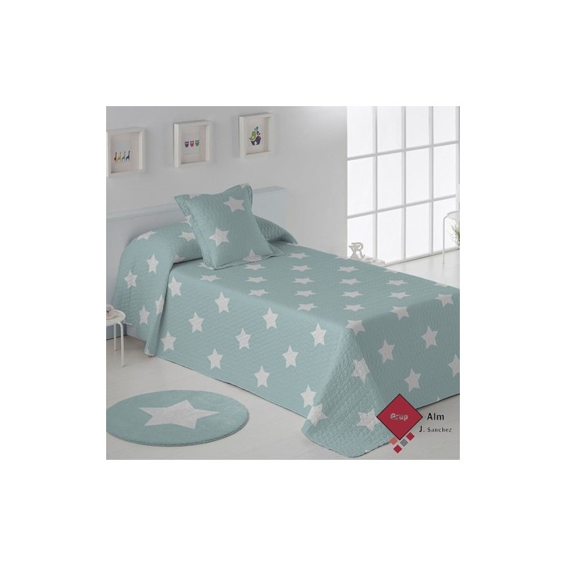 Colcha Bouti STILIA MOD. STELLA STAR VERDE AGUA Colcha Bouti STILIA MOD. STELLA STAR VERDE AGUA