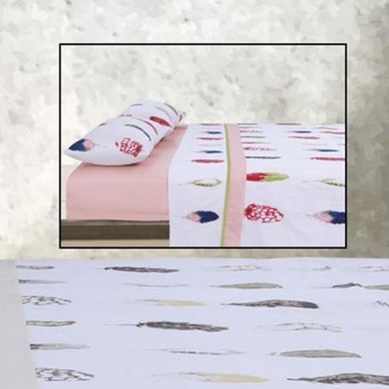Juego de Sábanas Wiss Arlequin Fresa