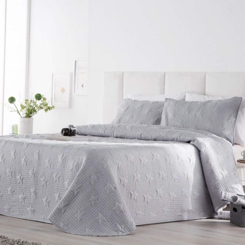 COLCHA Bouti FunDeco ARIEL GRIS COLCHA Bouti FunDeco ARIEL GRIS
