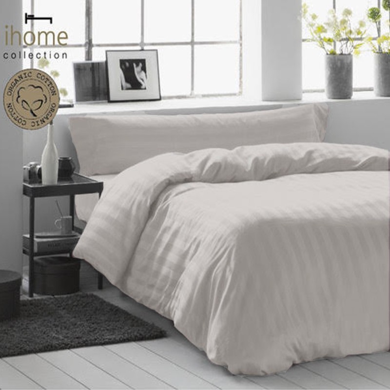 Juego de Sábanas Satén NATURAL COTTON ORGANIC IHOME COLLECTION