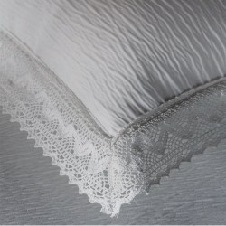 Colcha Don Algodón KAIA GRIS