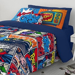 Funda nórdica Naturals Modelo CRASH COMIC Funda nórdica Naturals Modelo CRASH COMIC