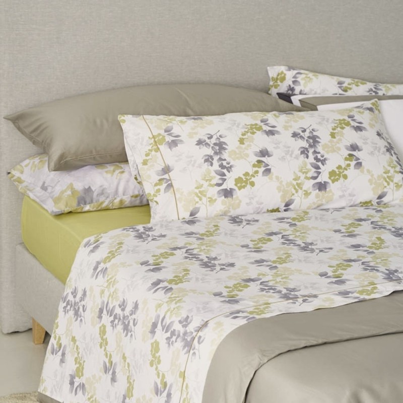 Juego de Sábanas Midori gris de Bassols