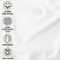JUEGO DE SÁBANAS DISEÑO 610 DE BURRITO BLANCO