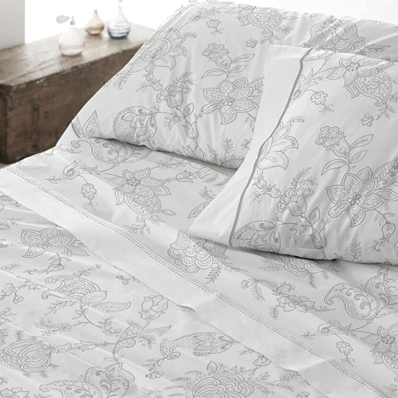 JUEGO DE SÁBANAS DISEÑO 032 DE BURRITO BLANCO