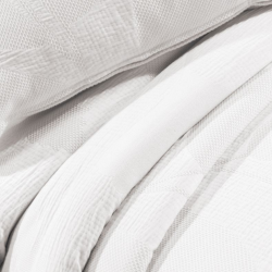 Colcha 465 Helecho Jacquard algodón de Manterol